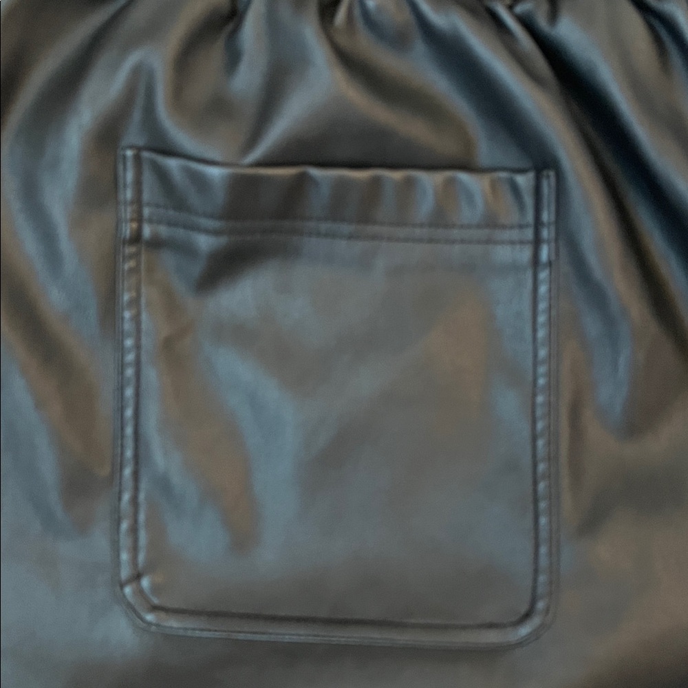 PrettyLittleThing Faux Leather Shorts - Picture 5 of 7